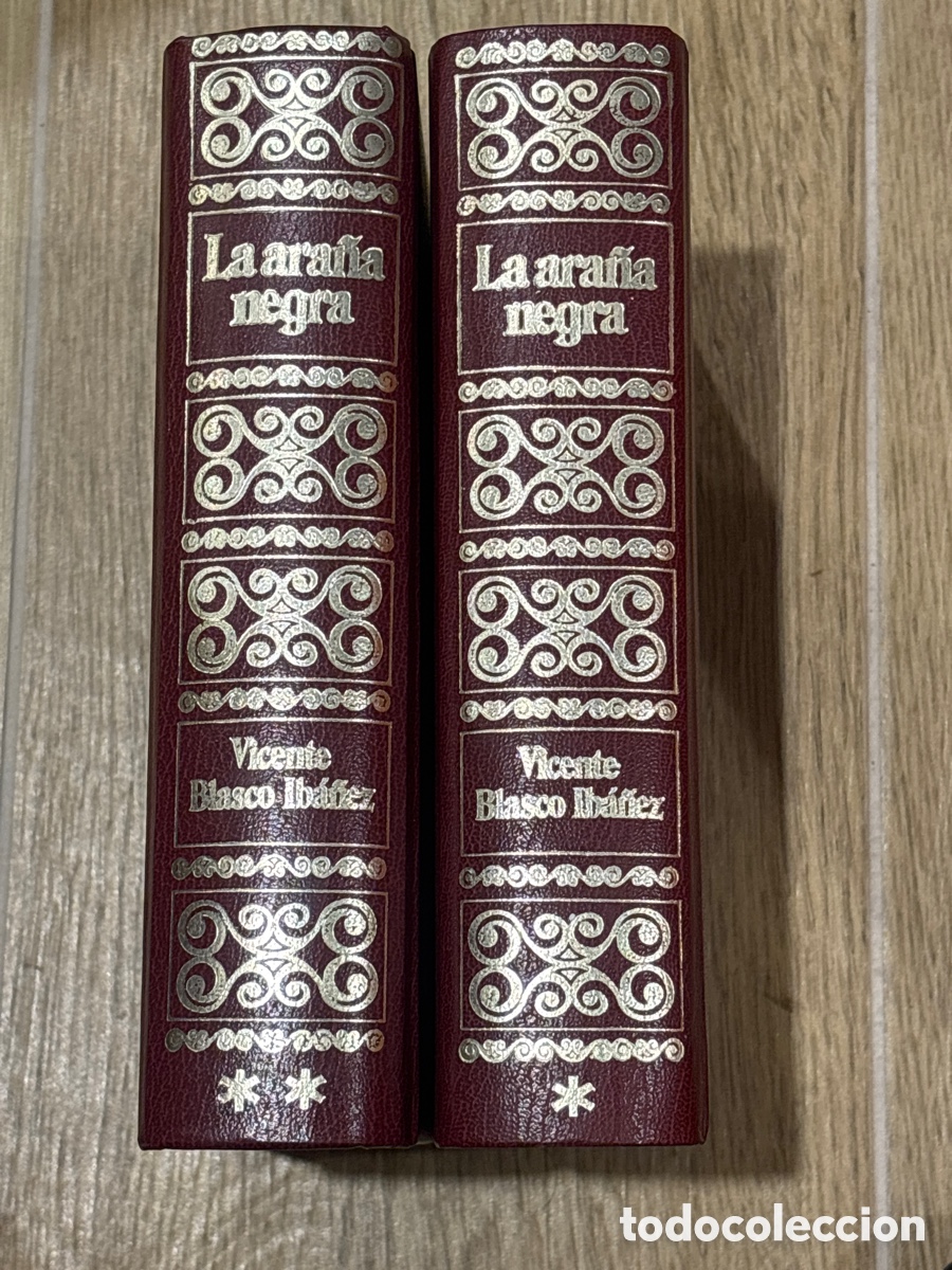Libros de segunda mano: Tomo 1 y 2 La ara&ntilde;a negra&rdquo; (Vicente Blasco Ib&aacute;&ntilde;ez)