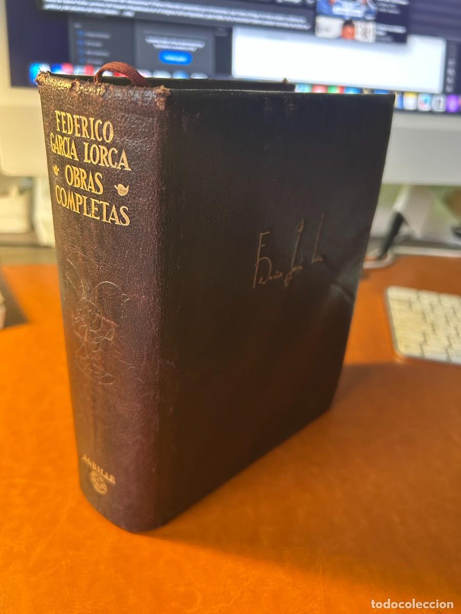 Libros de segunda mano: Federico Garc&iacute;a Lorca &ndash; Obras completas &ndash; Aguilar 1954 &ndash; 1&ordf; edici&oacute;n &ndash; Piel