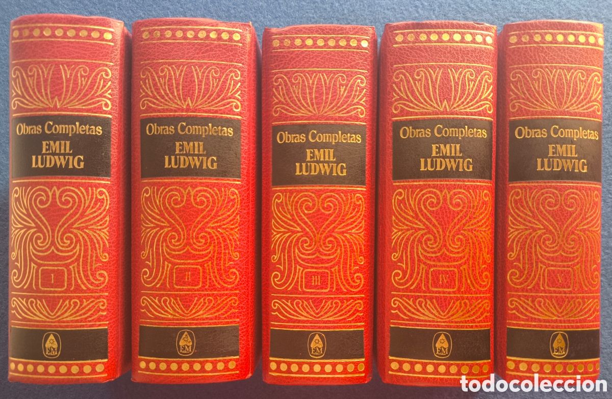 Libros de segunda mano: EMIL LUDWIG OBRAS COMPLETAS BIOGRAF&Iacute;A 5 VOL. ED. JUVENTUD 1976