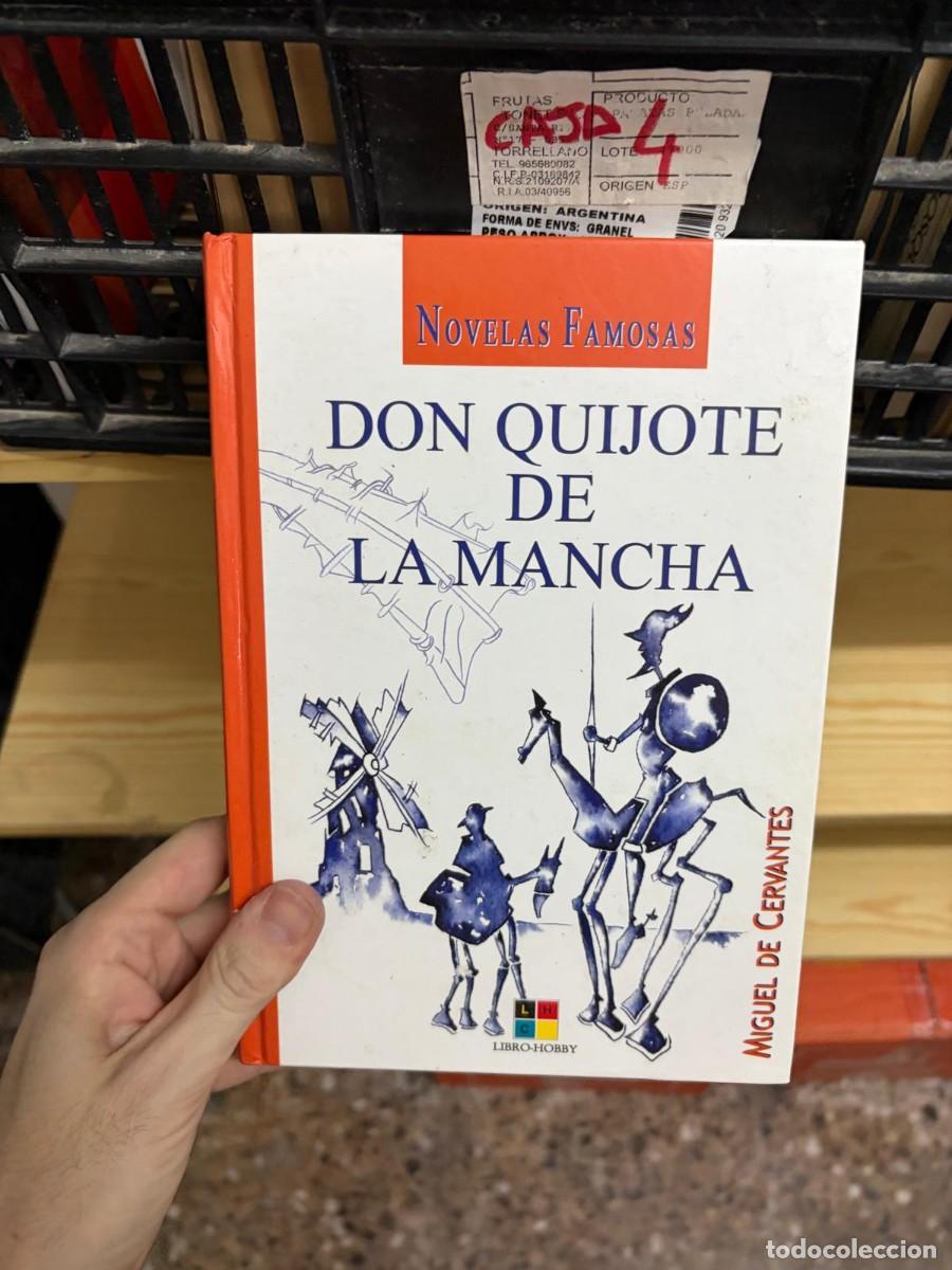 Libros de segunda mano: CAJA4 Miguel de Cervantes, Don Quijote de la Mancha, Libro-Hobby