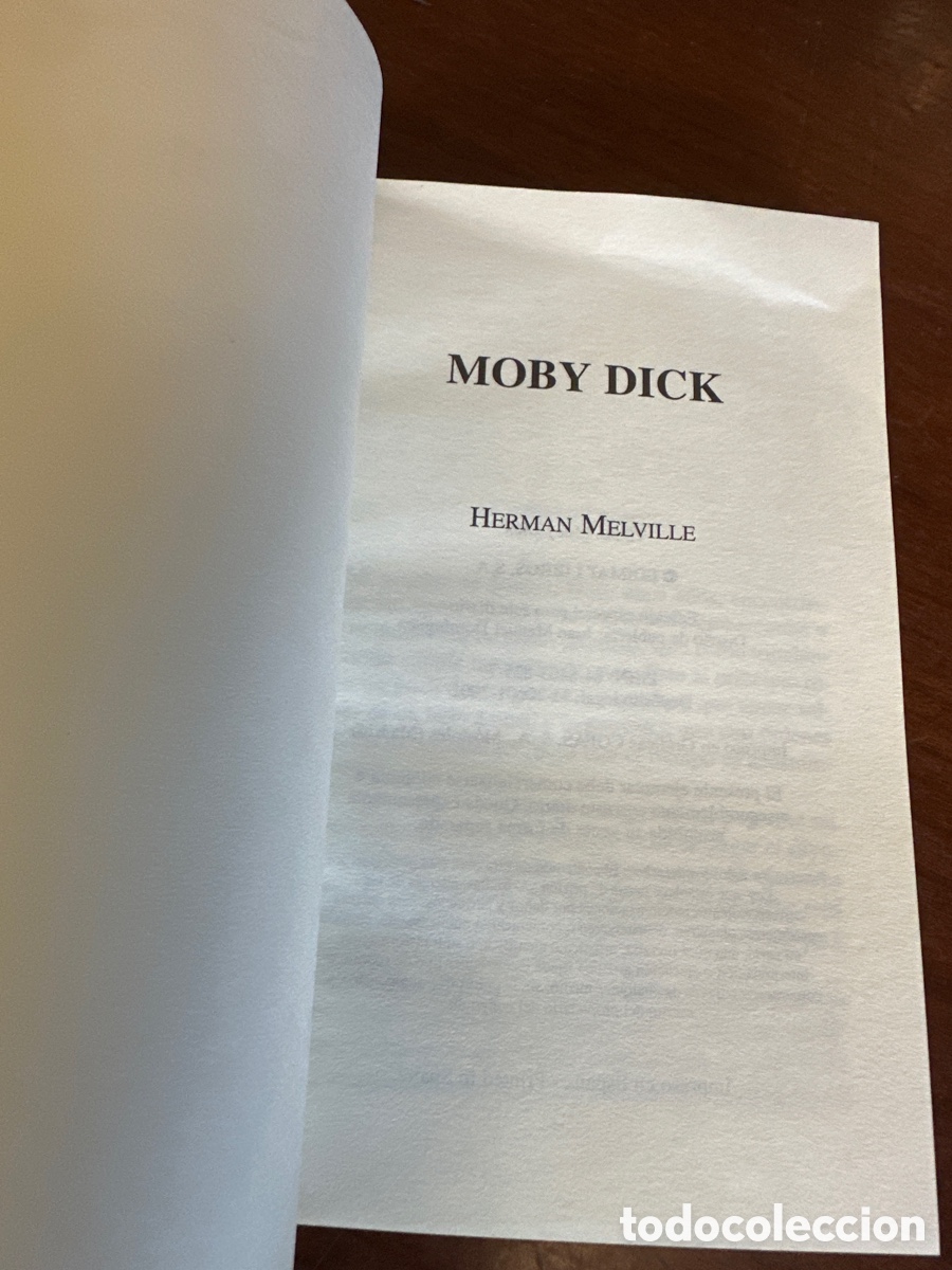 Libros de segunda mano: Moby Dick &ndash; Herman Melville. Edimat Libros. - Foto 2