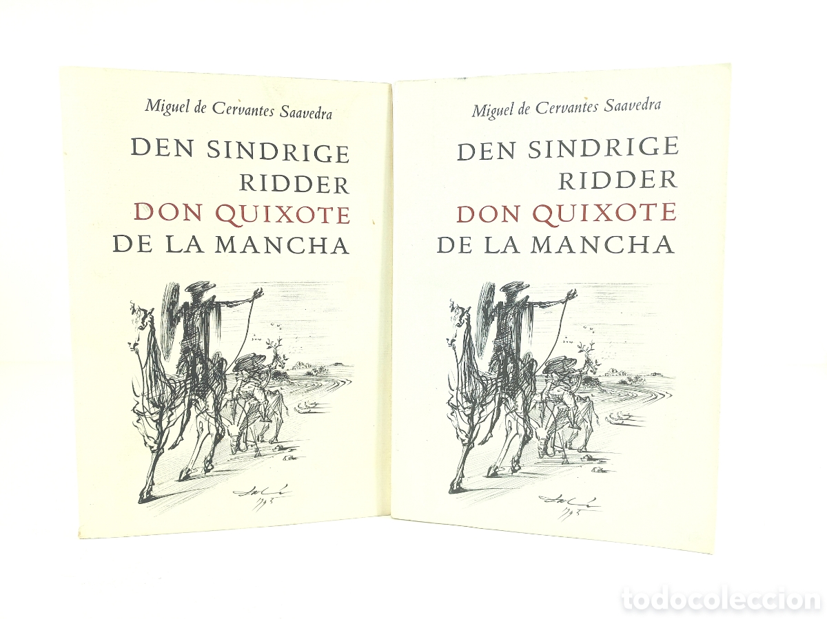 Libros de segunda mano: Den Sindrige Ridder Don Quixote de la Mancha. Miguel de Cervantes. Dal&iacute;. Centrum Kobenhavn, 1998.