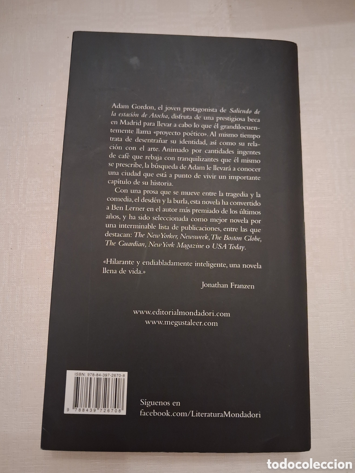 Libros de segunda mano: Saliendo de la estaci&oacute;n de Atocha, Ben Lerner - Foto 2