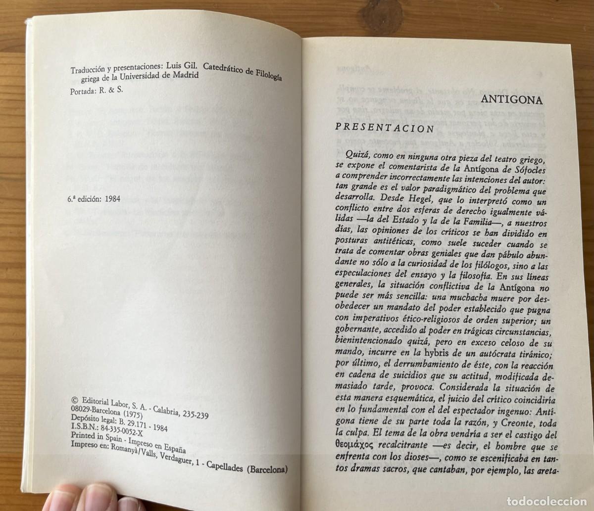 Libros de segunda mano: Antigona, Edipo Rey, Electra - Foto 3
