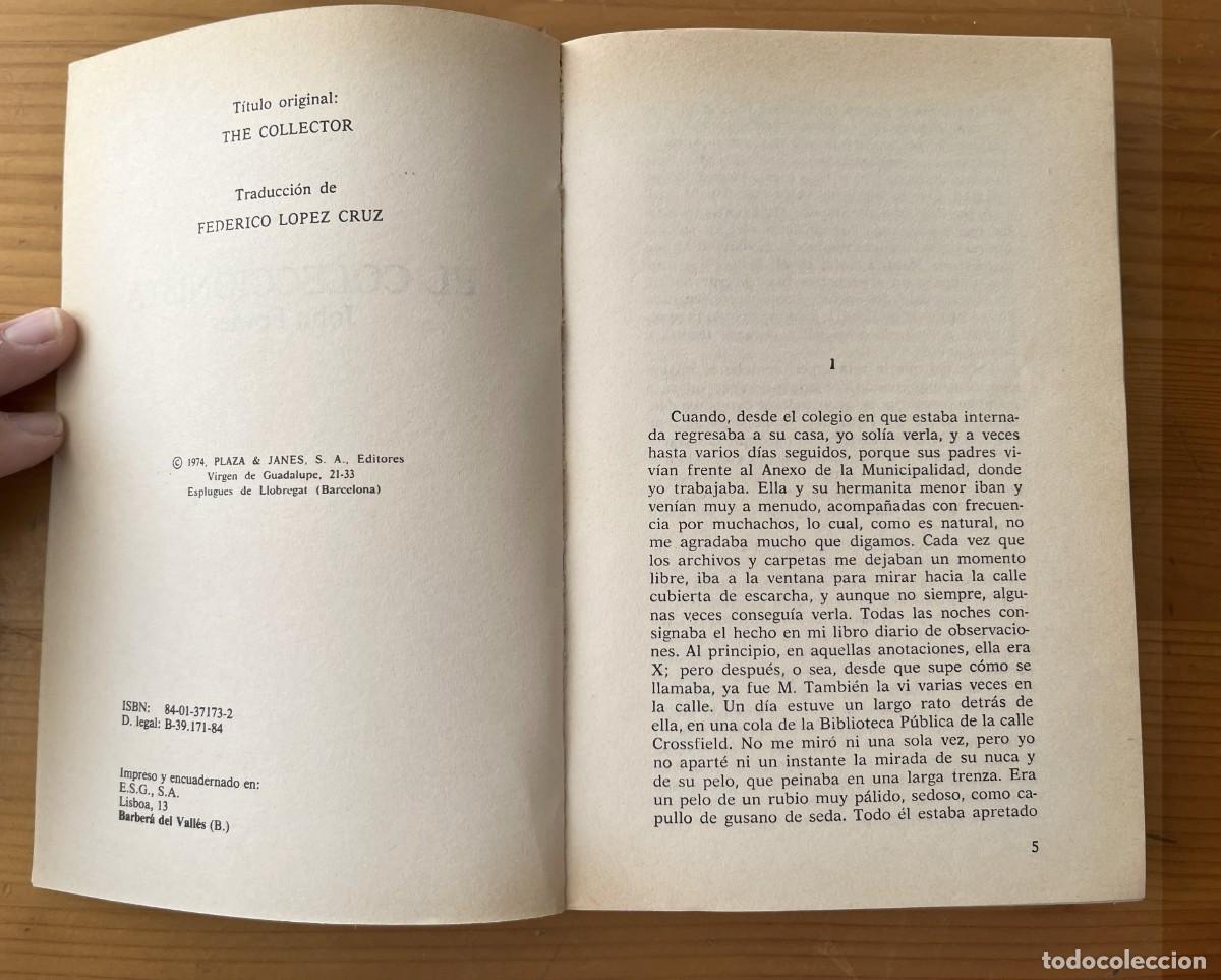 Libros de segunda mano: El Coleccionista, de John Fowles - Foto 3