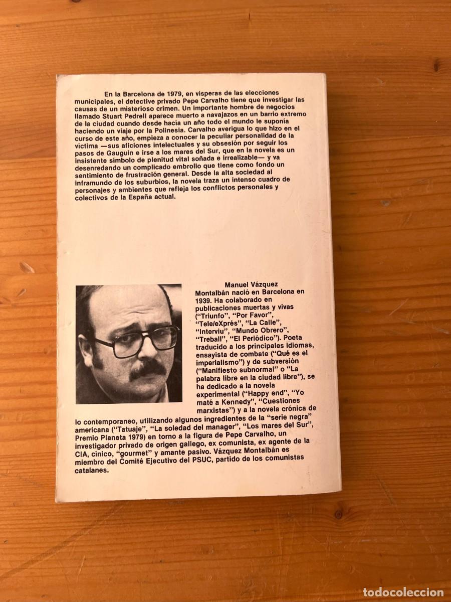 Libros de segunda mano: Los mares del sur, de Manuel V&aacute;zquez Montalb&aacute;n - Foto 2