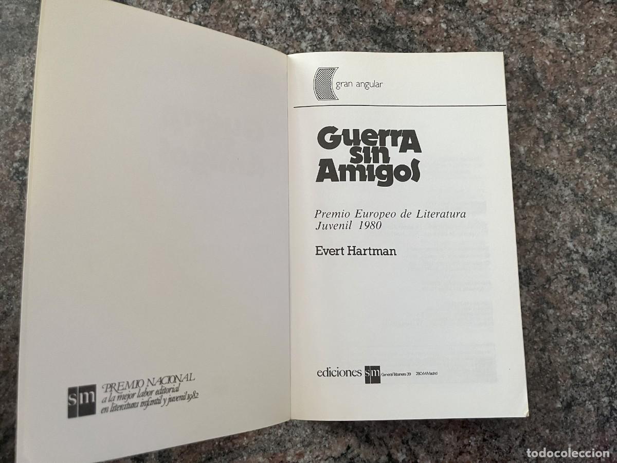 Libros de segunda mano: Guerra Sin Amigos, 3a edici&oacute;n de junio de 1986 - Foto 3