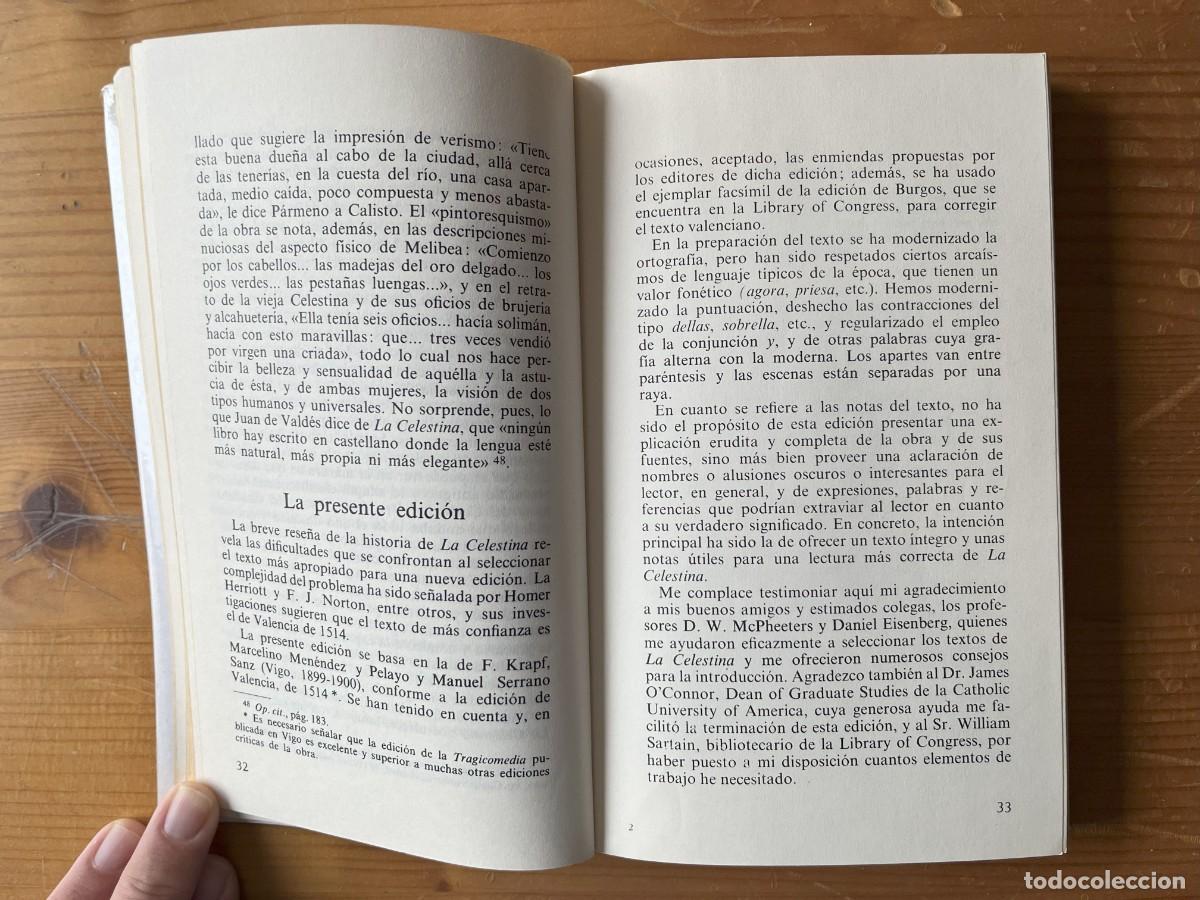 Libros de segunda mano: La Celestina, editorial C&aacute;tedra - Foto 4