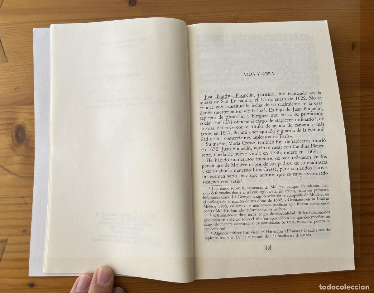Libros de segunda mano: Tartufo, de Moli&egrave;re. Editorial C&aacute;tedra - Foto 5