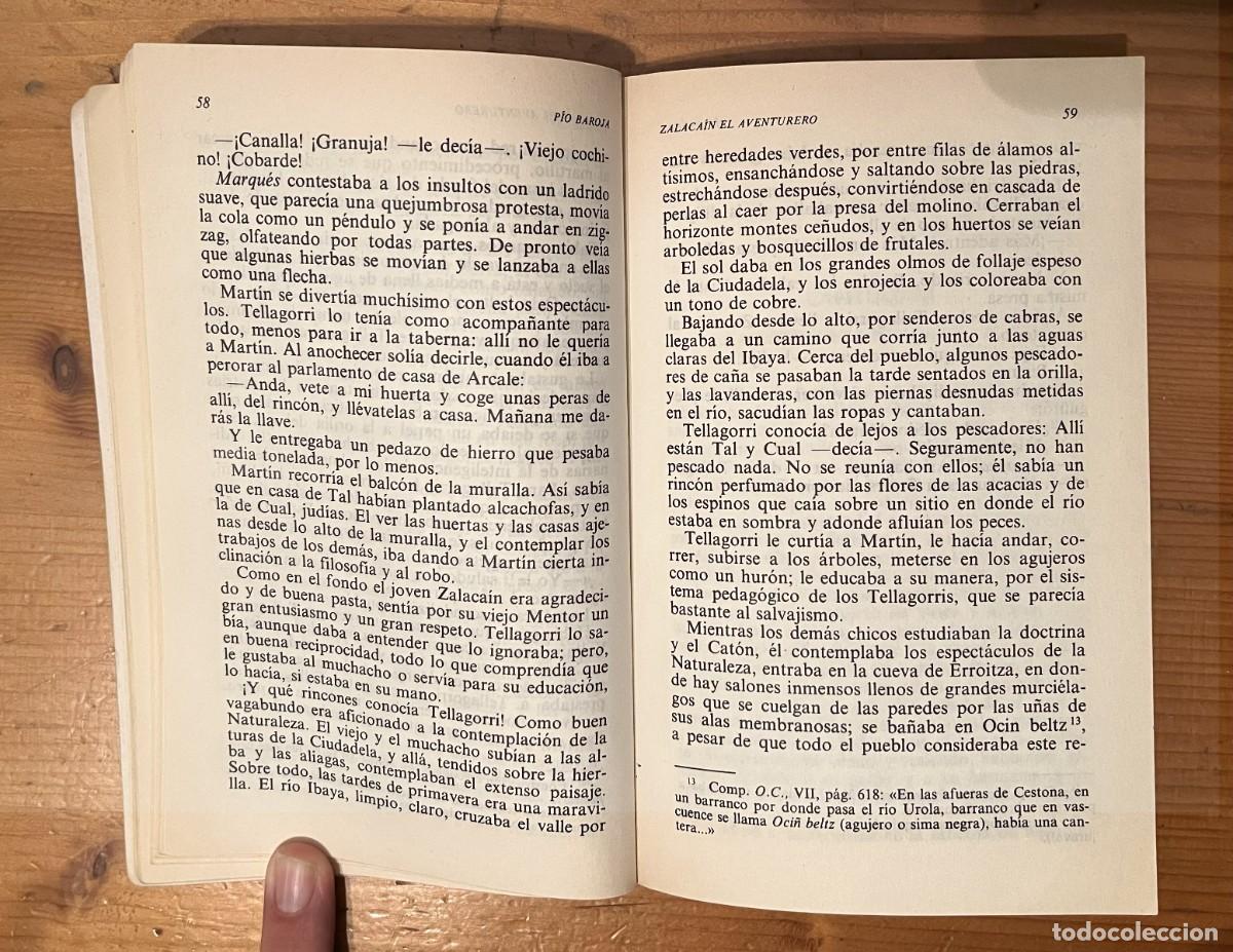 Libros de segunda mano: Zalaca&iacute;n el Aventurero, de P&iacute;o Baroja - Colecci&oacute;n Austral - Foto 7