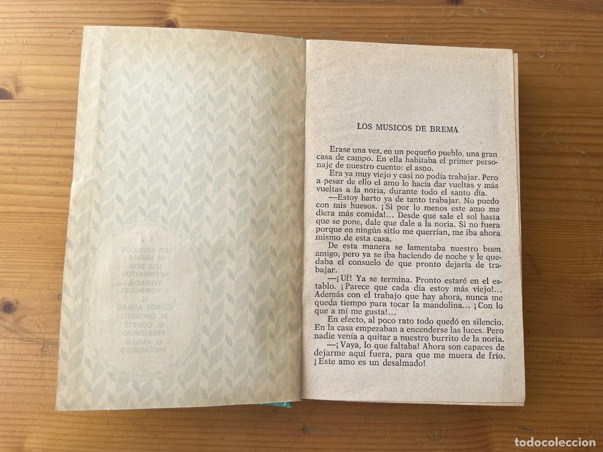 Libros de segunda mano: Los M&uacute;sicos de Brema - Bruguera 1974 - Foto 5
