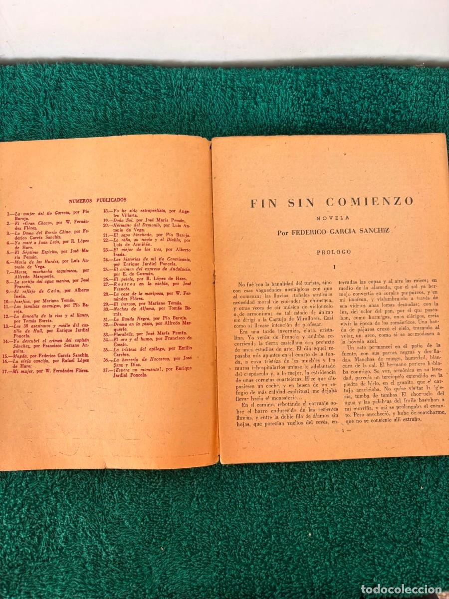 Libros de segunda mano: Fin y Principio - Federico Garcia Sanchiz - Foto 3