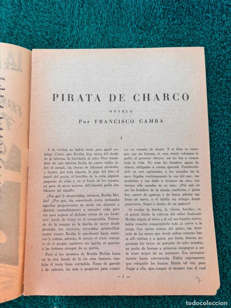 Libros de segunda mano: Pirata del charco - Francisco Camba - Foto 3