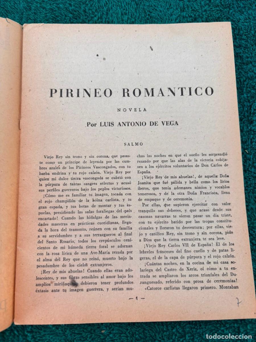 Libros de segunda mano: Pirineo rom&aacute;ntico - Luis - Antonio de Vega - Foto 2