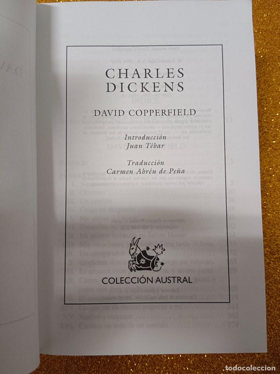 Libros de segunda mano: DAVID COPPERFIELD CHARLES DICKENS - Foto 6