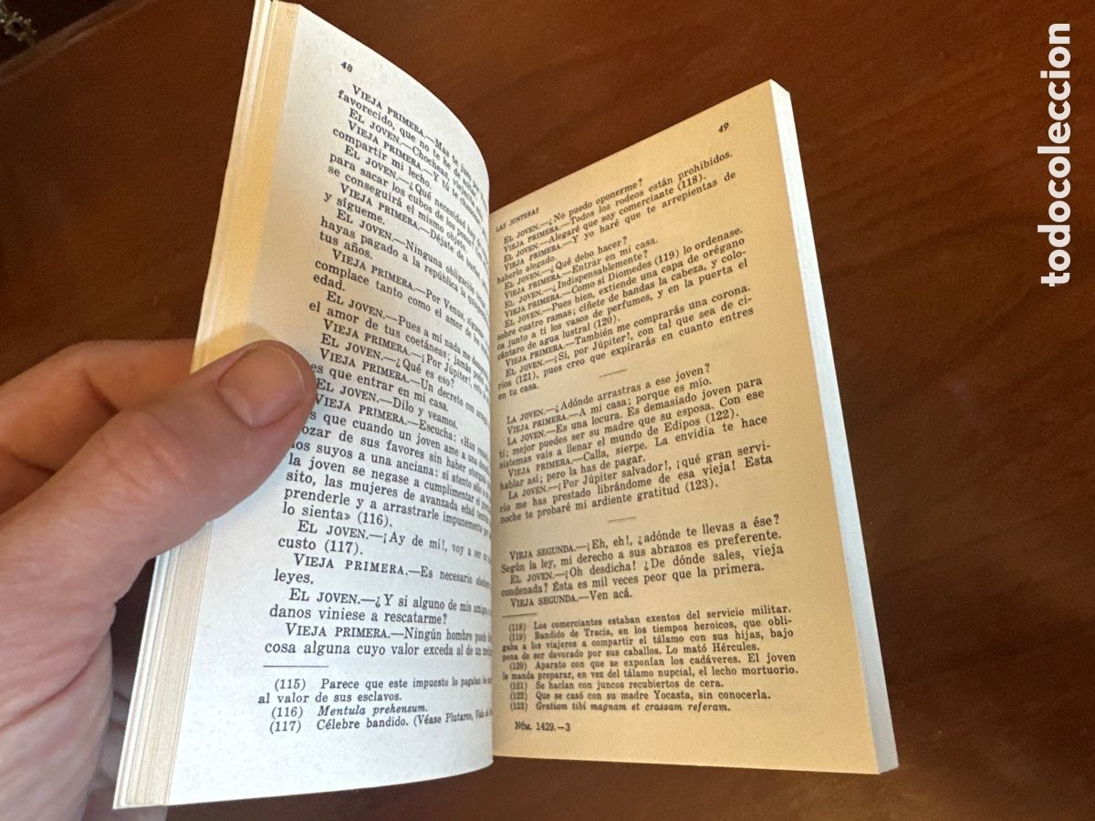 Libros de segunda mano: ARISTOFANES - LAS JUNTERAS. LAS NUBES. LAS AVISPAS - AUSTRAL - Foto 4