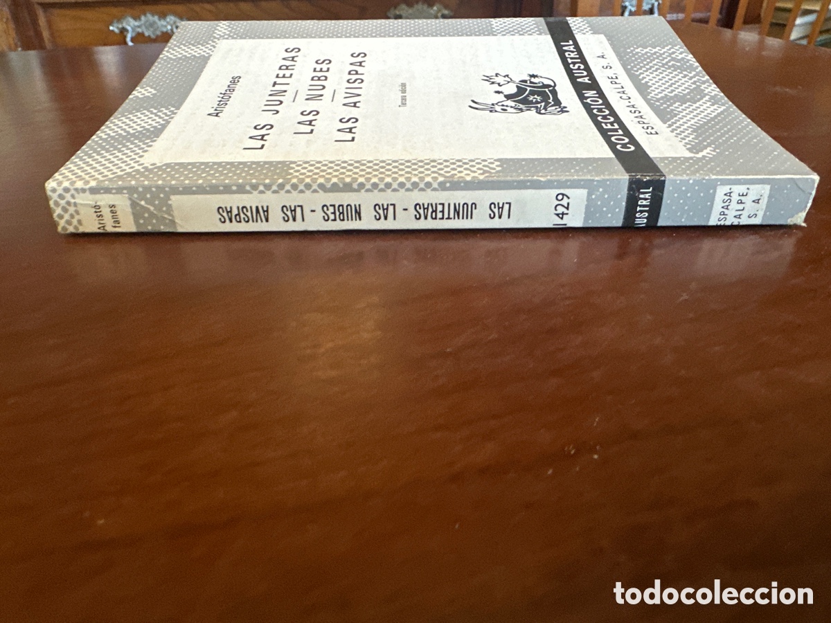 Libros de segunda mano: ARISTOFANES - LAS JUNTERAS. LAS NUBES. LAS AVISPAS - AUSTRAL - Foto 6