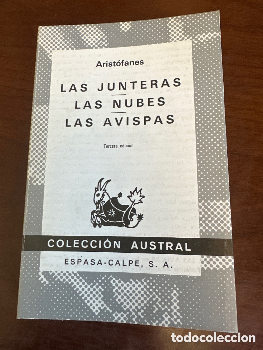 Libros de segunda mano: ARISTOFANES - LAS JUNTERAS. LAS NUBES. LAS AVISPAS - AUSTRAL - Foto 7