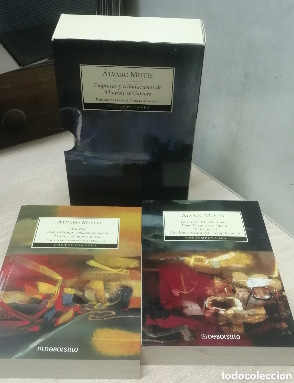 Libros de segunda mano: Empresas y tribulaciones de Maqroll El Gaviero &Aacute;lvaro Mutis Incluye caja estuche