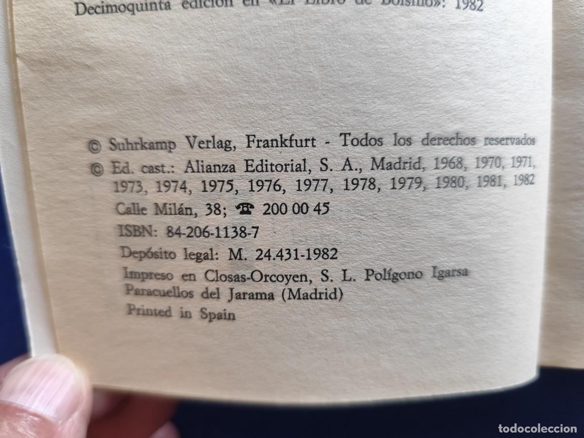 Libros de segunda mano: Demian Hermann Hesse Ed. Alianza Editorial 1982 - Foto 6
