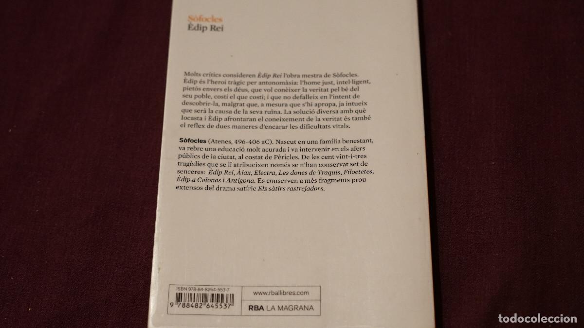 Libros de segunda mano: S&ograve;focles - &Egrave;dip Rei - RBA 2012 - Foto 5