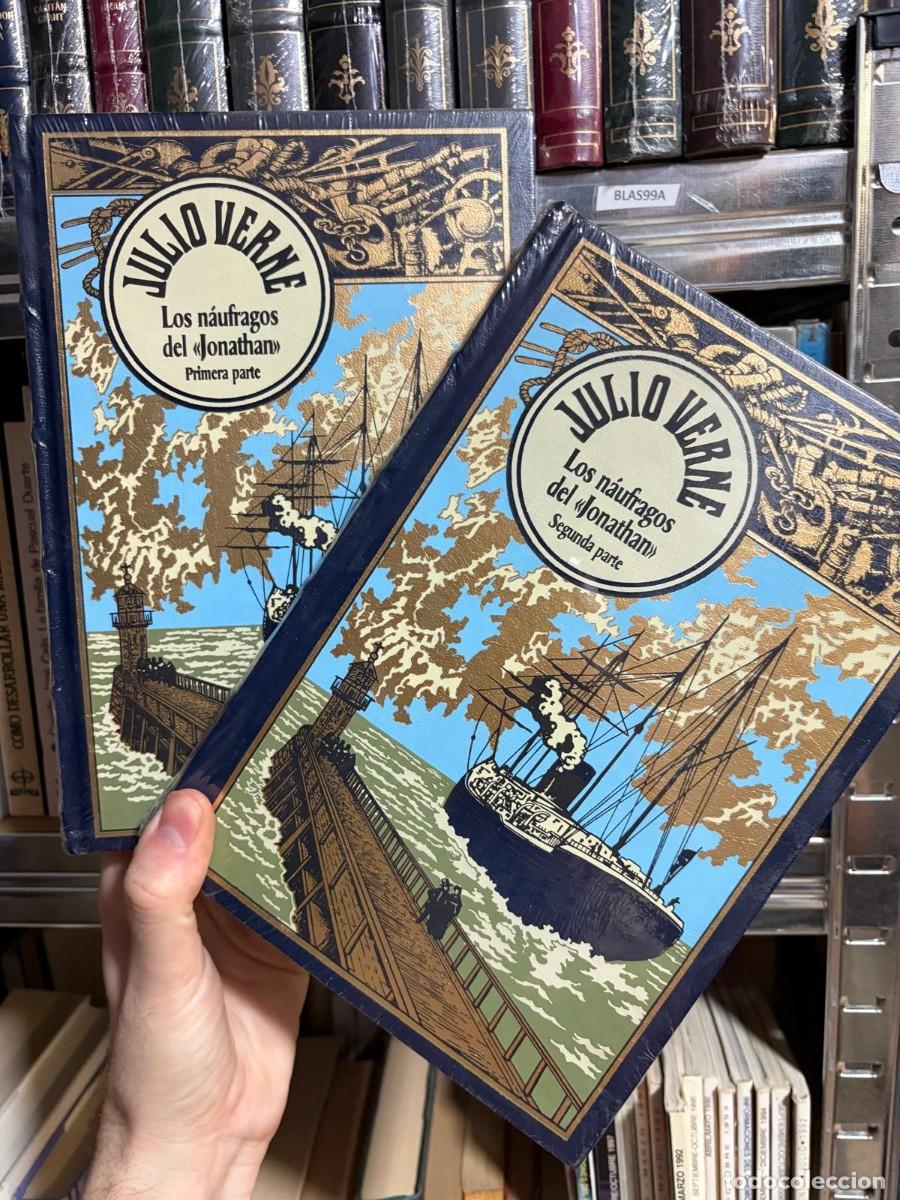 Libros de segunda mano: BLAS99A &mdash; Julio Verne &mdash;Los n&aacute;ufragos del &laquo;Jonathan&raquo; Primera y segunda parte