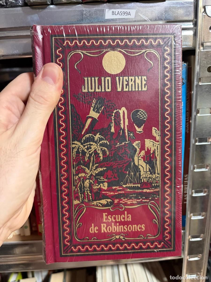 Libros de segunda mano: BLAS99A Julio Verne Escuela de Robinsones