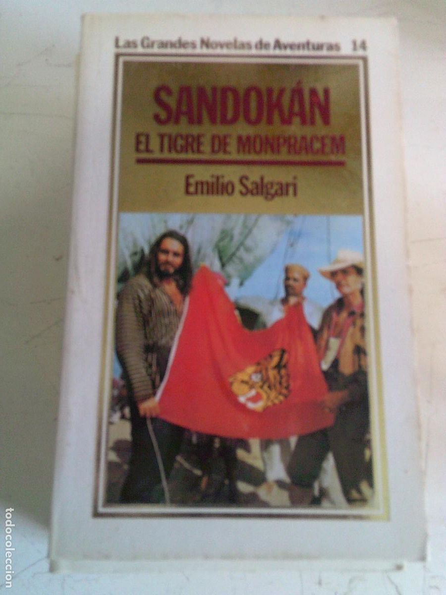 Libros de segunda mano: Sandok&aacute;n El tigre de Monpracem Emilio Salgari N&ordm; 14 Orbis