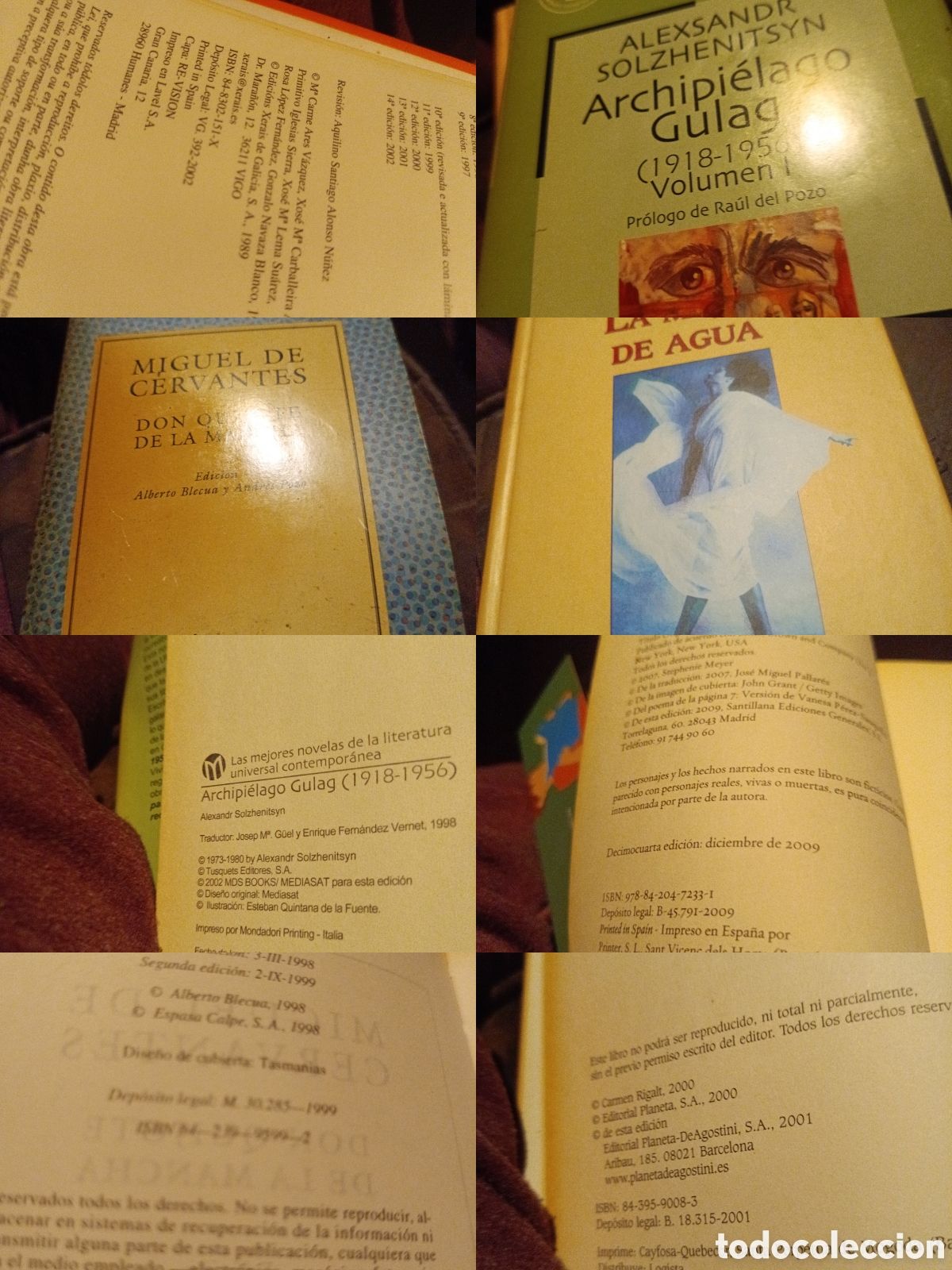 Libros de segunda mano: Don Quijote de la Mancha+Archipi&eacute;lago Gulag Vol
