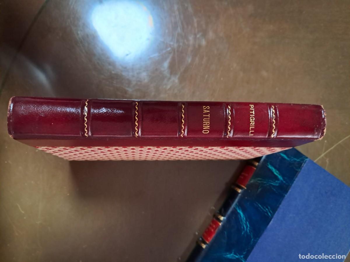 Libros de segunda mano: SATURNO &ndash; PITIGRILLI &ndash; EDICI&Oacute;N ITALIANA 1948 &ndash; ENCUADERNACI&Oacute;N EN PIEL ROJA