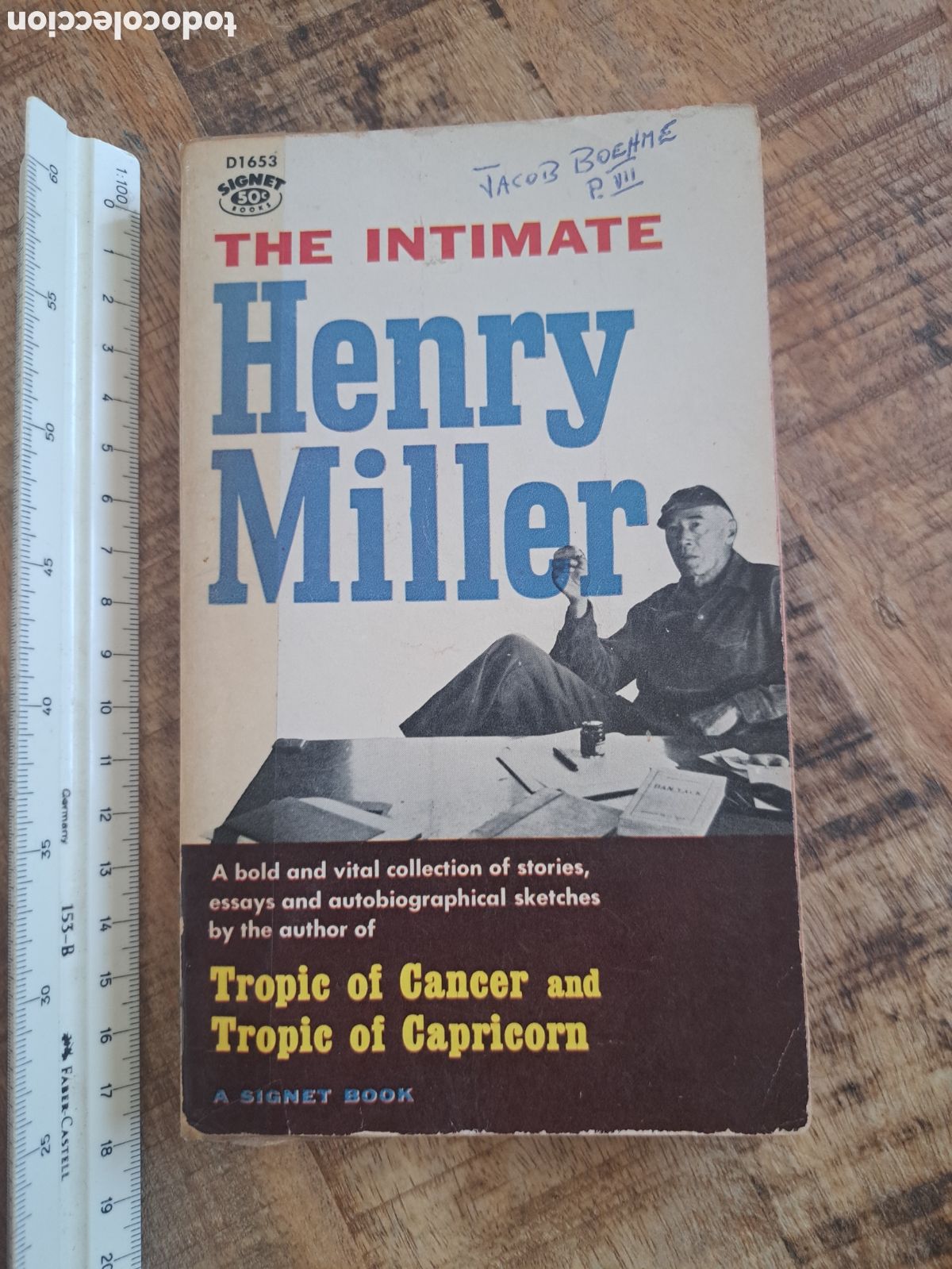 Libros de segunda mano: Jml The intimate. Henry Miller. D1653. Signet book. 1959. Primera edicion. En ingles.