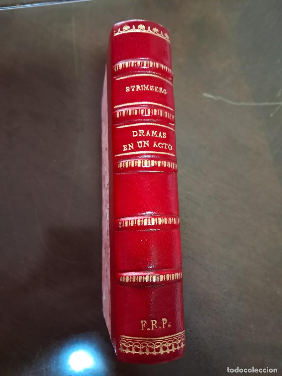 Libros de segunda mano: CINCO DRAMAS EN UN ACTO &mdash; AUGUST STRINDBERG &mdash; 1929 &mdash; LOMO EN PIEL