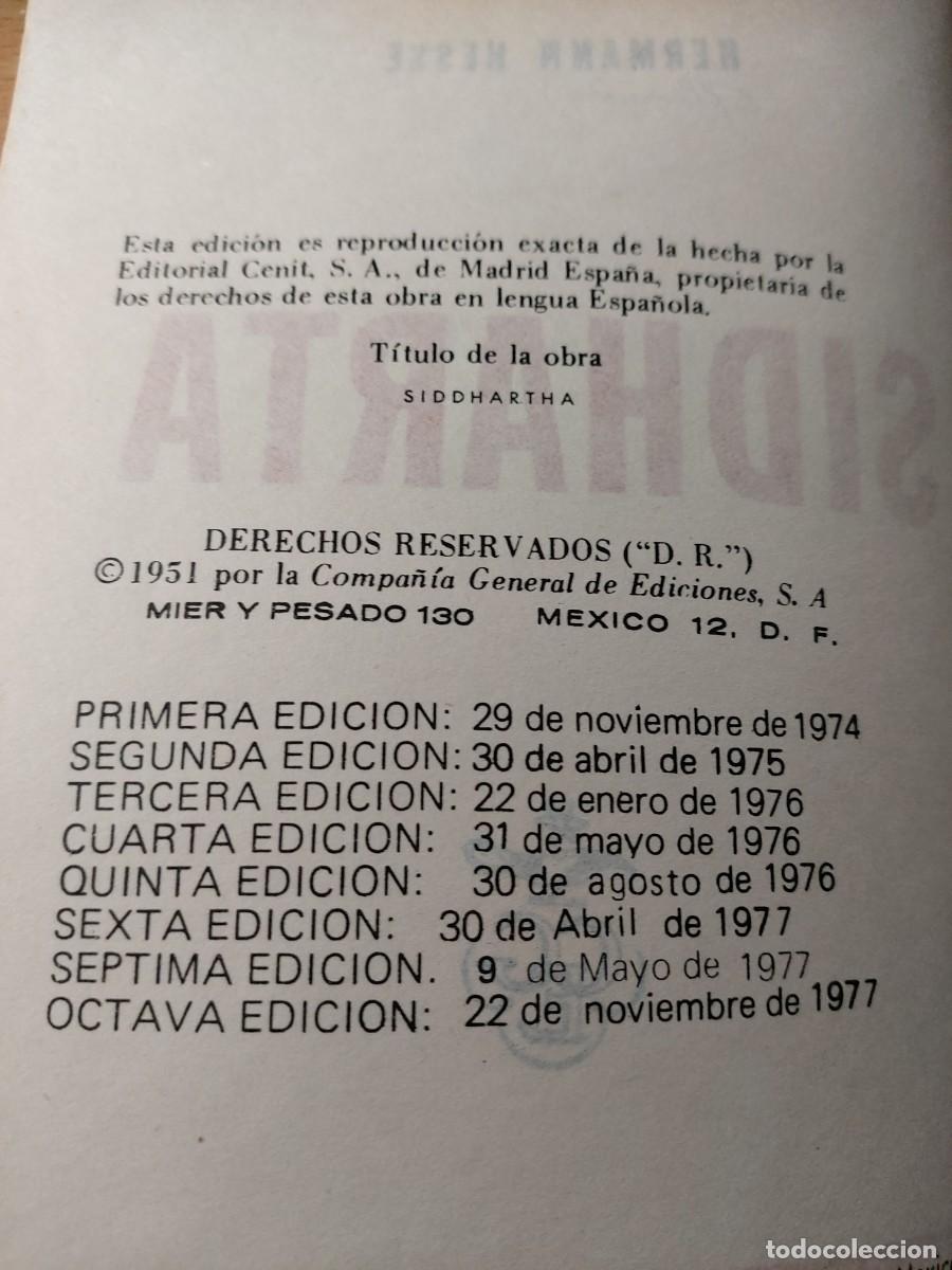 Libros de segunda mano: Hermann Hesse &mdash; Siddharta - Foto 3