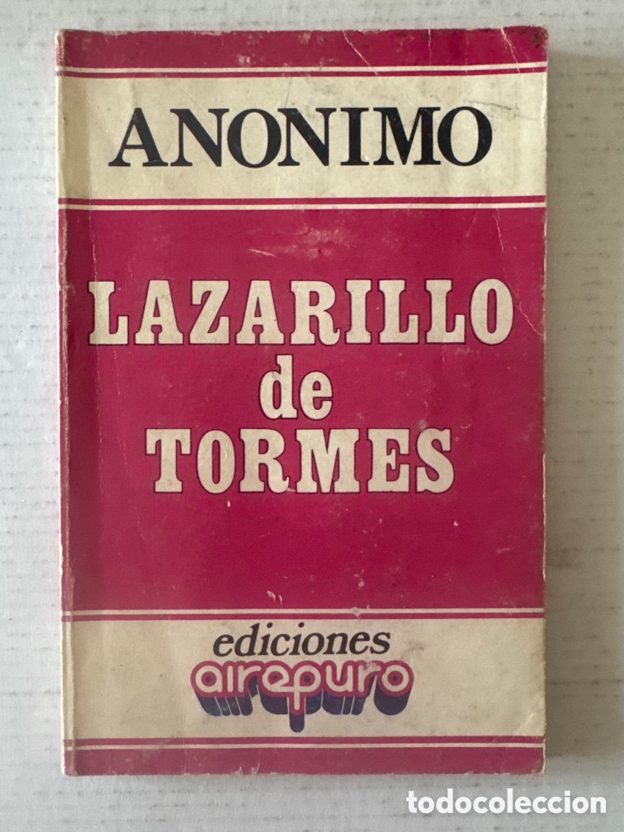 Libros de segunda mano: LAZARILLO DE TORMES - An&oacute;nimo - AIREPURO