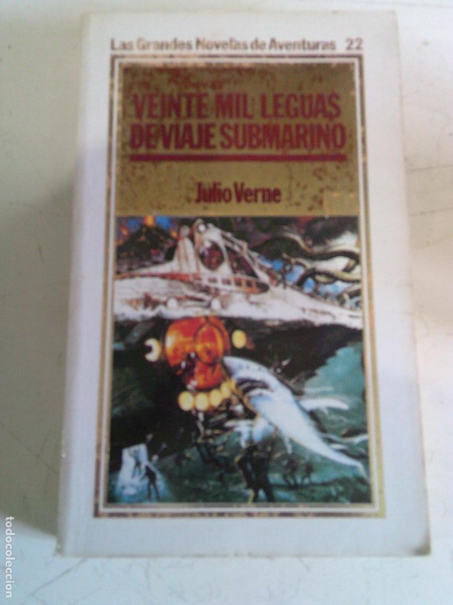 Libros de segunda mano: Veinte m&iacute;l leguas de viaje submarino Julio Verne N&ordm; 22
