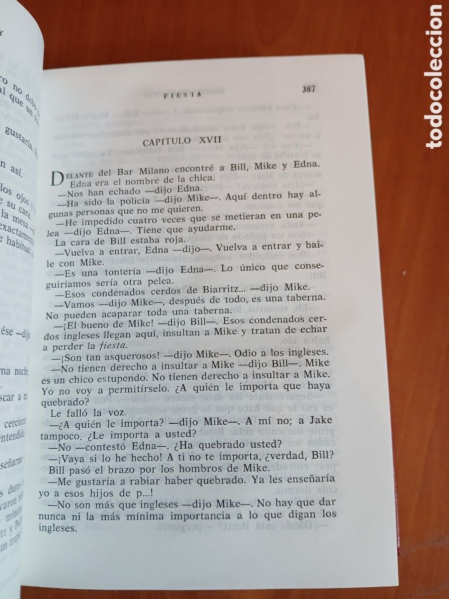Libros de segunda mano: Obras Selectas. Ernst Hemingway. 2 vol&uacute;menes - Completa. - Foto 10