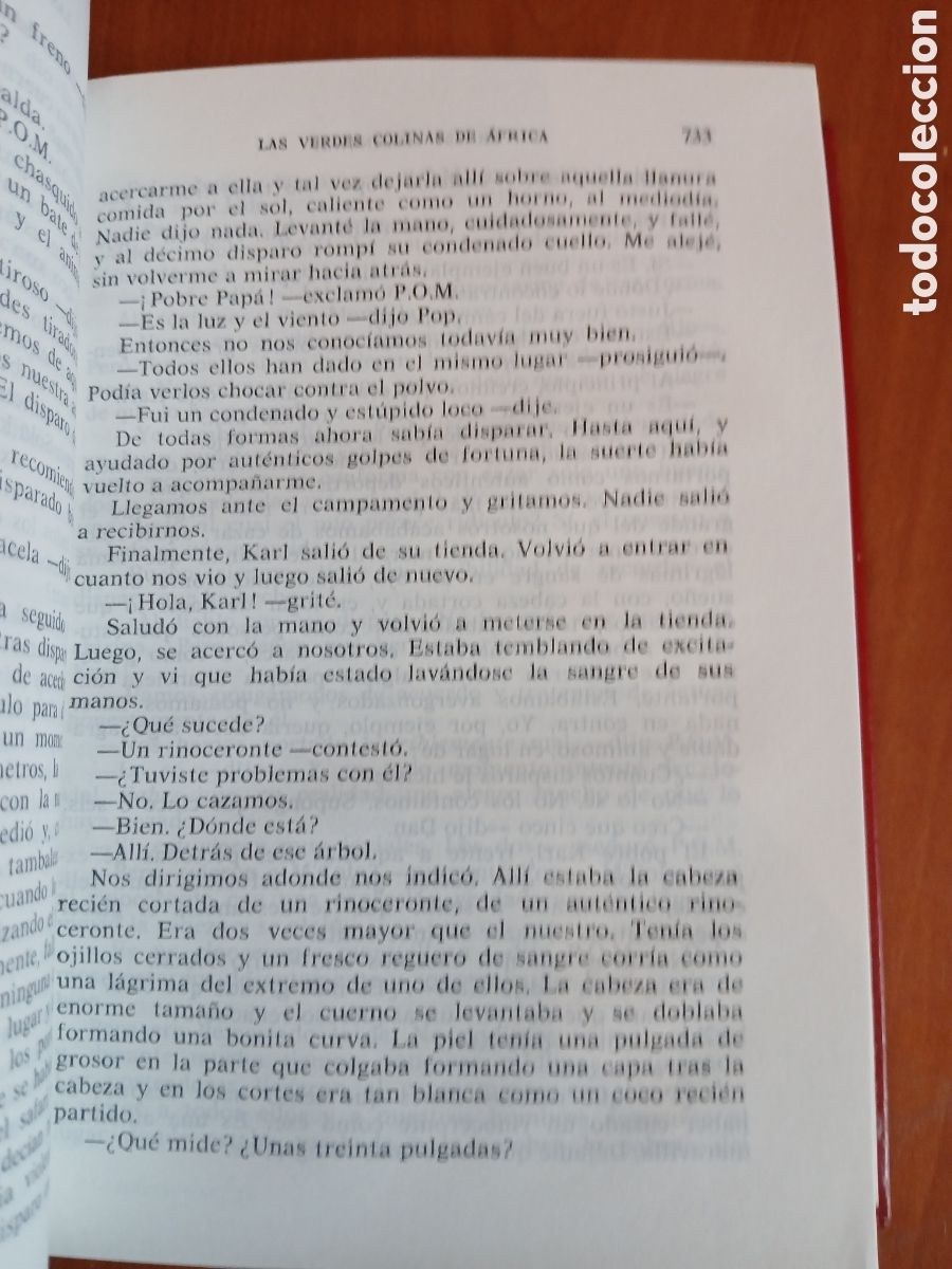 Libros de segunda mano: Obras Selectas. Ernst Hemingway. 2 vol&uacute;menes - Completa. - Foto 15