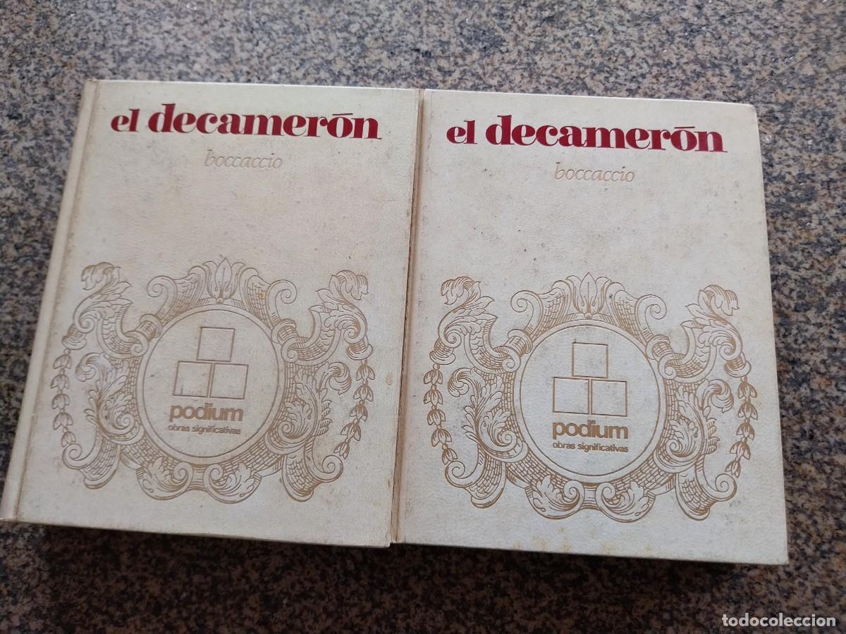 Libros de segunda mano: EL DECAMERON -- BOCACCIO -- DOS TOMOS -- EDICIONES ZEUS 1971 --