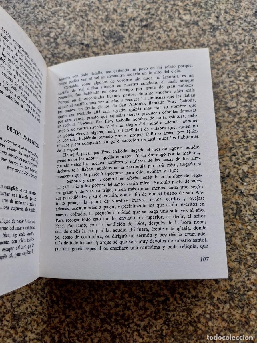 Libros de segunda mano: EL DECAMERON -- BOCACCIO -- DOS TOMOS -- EDICIONES ZEUS 1971 -- - Foto 2