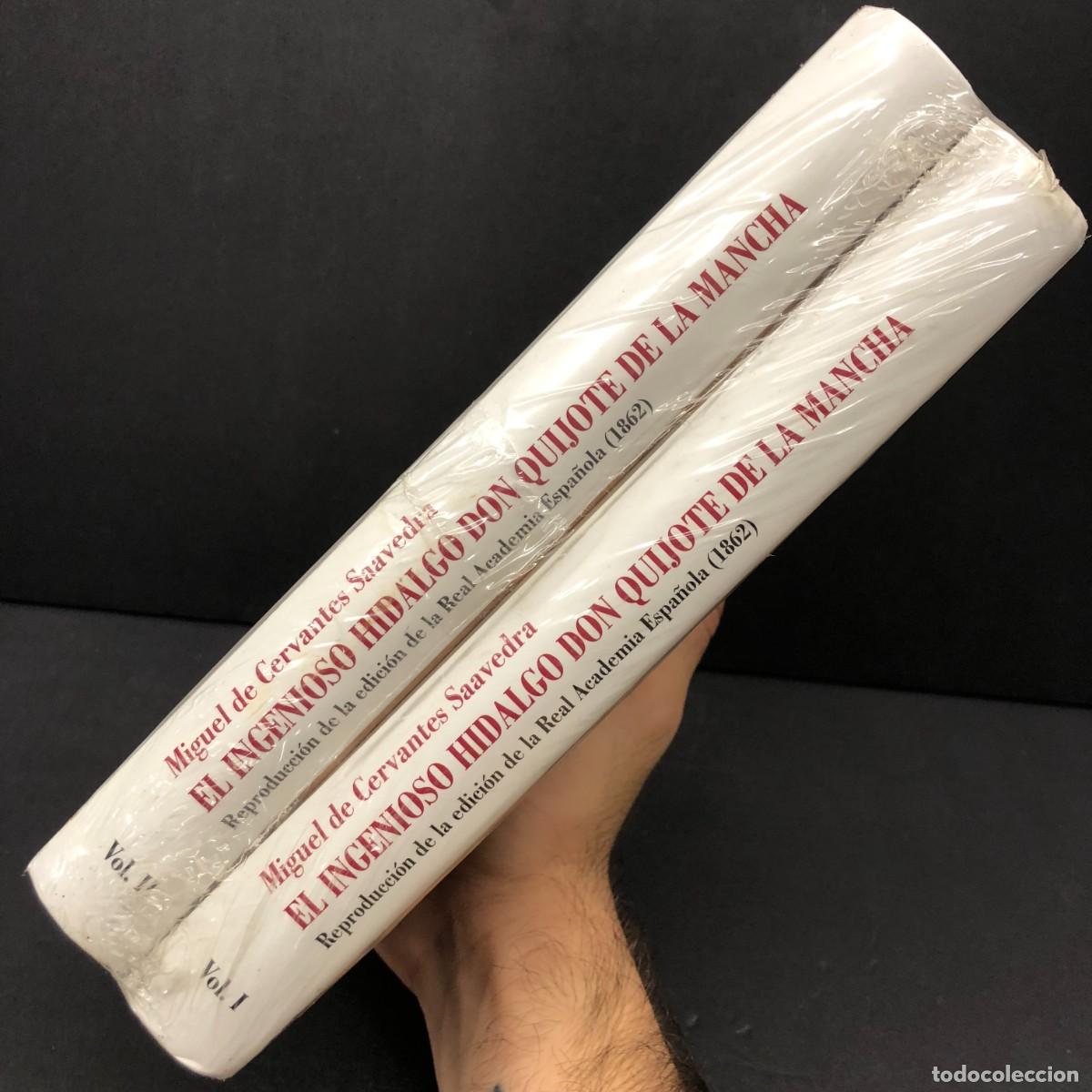 Libros de segunda mano: EL INGENIOSO HIDALGO DON QUIJOTE DE LA MANCHA - REPRODUCCI&Oacute;N DE LA EDICI&Oacute;N REAL ACADEMIA 1862 / 3879
