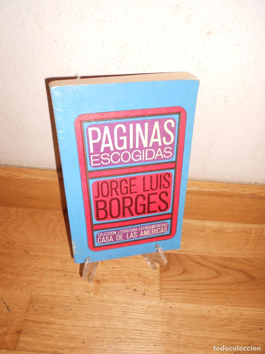 Libros de segunda mano: PAGINAS ESCOGIDAS de JORGE LUIS BORGES por ROBERTO FERNANDEZ RETAMAR - LIBRO - 1&euro;y+