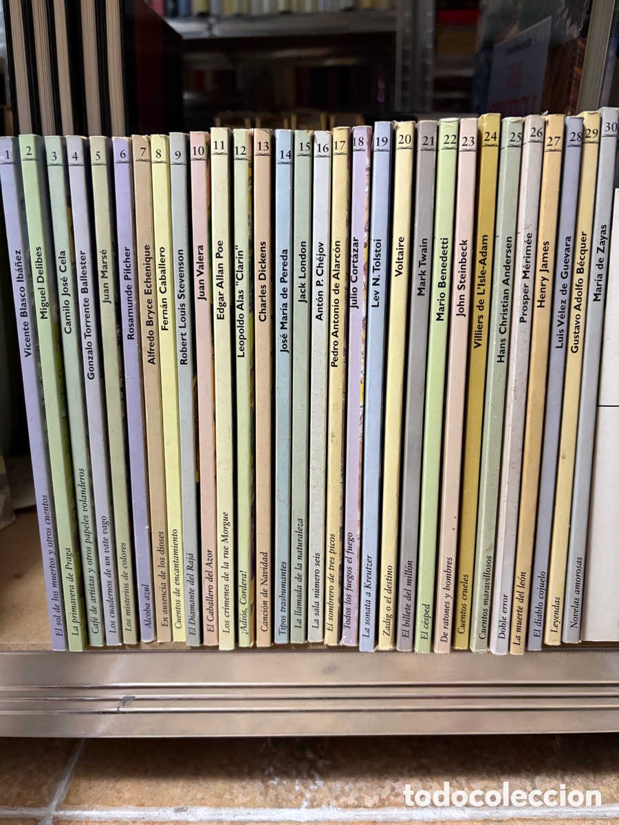 Libros de segunda mano: Blas103D colecci&oacute;n completa 30 libros grandes autores literatura universal Juan marse B&eacute;cquer valera