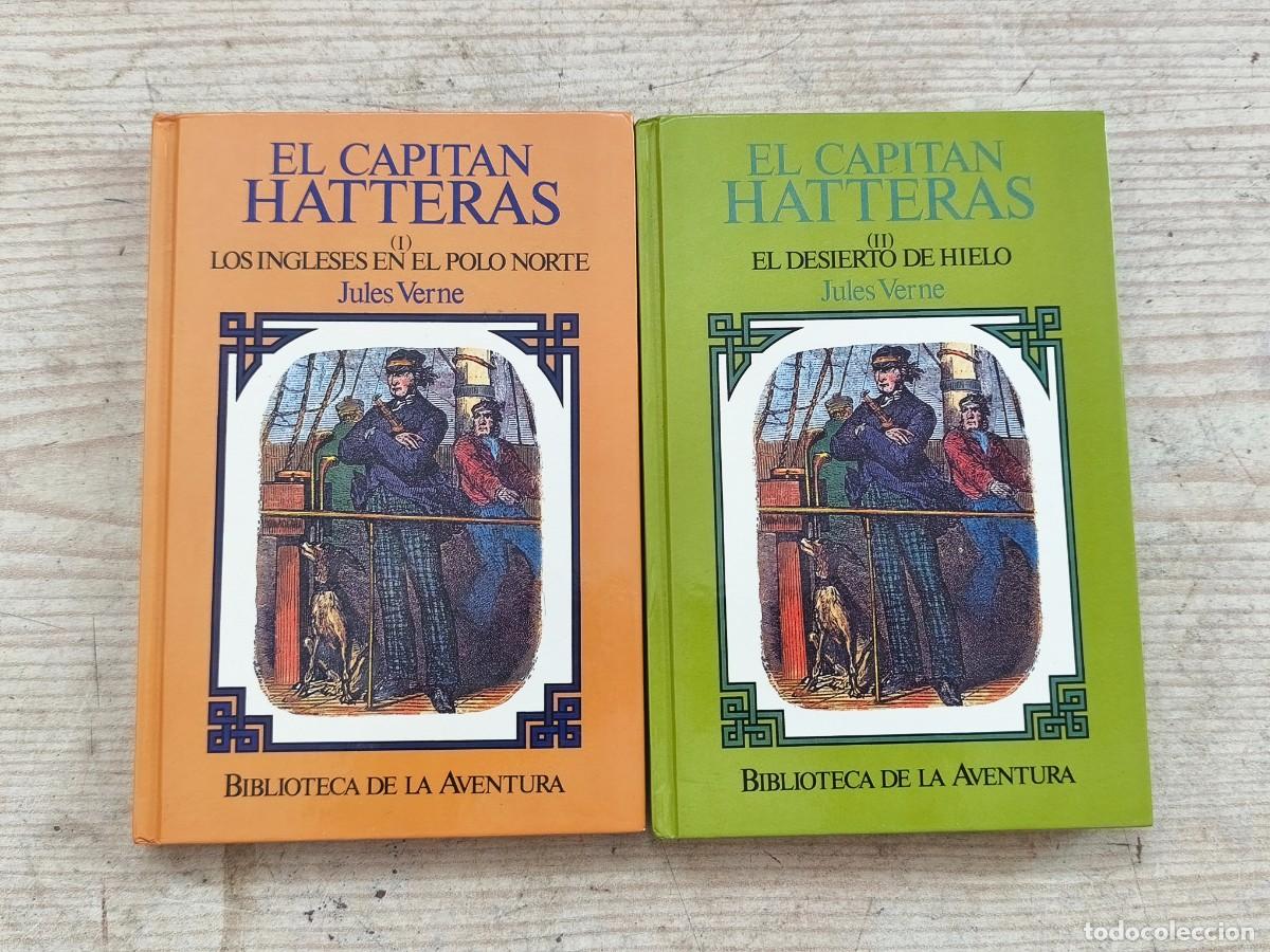 Libros de segunda mano: El Capit&aacute;n Hatteras - Julio Verne - 2 Tomos - 1987 - Biblioteca de la Aventura
