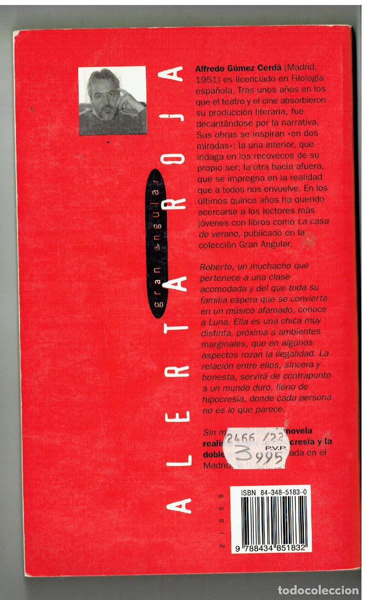 Libros de segunda mano: SIN M&Aacute;SCARA. ALFREDO G&Oacute;MEZ CERD&Aacute;. GRAN ANGULAR, EDC. SM, 1996. (ST/PR6) - Foto 2