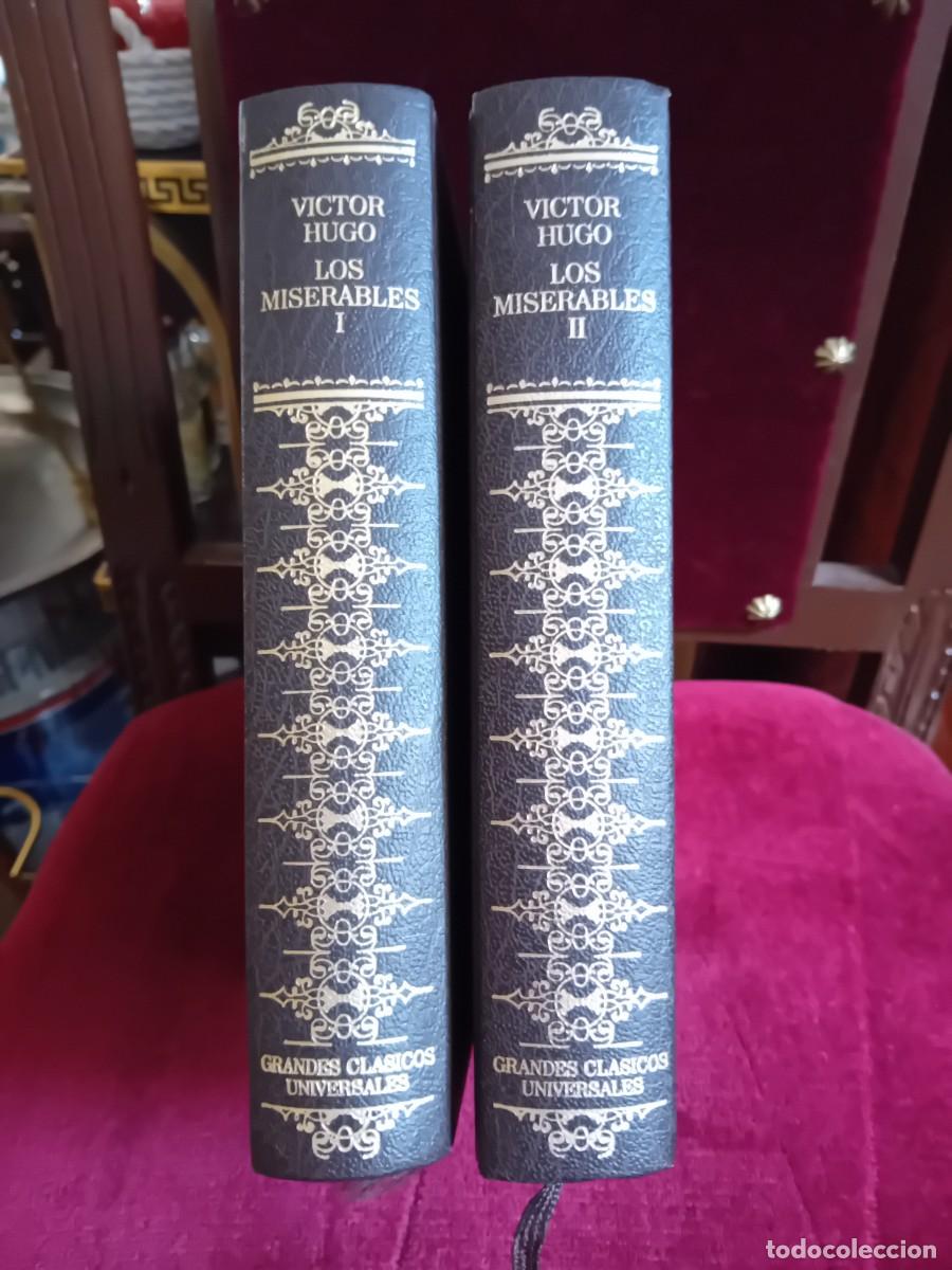 Libros de segunda mano: 2 tomos los miserables por V&iacute;ctor Hugo 1983