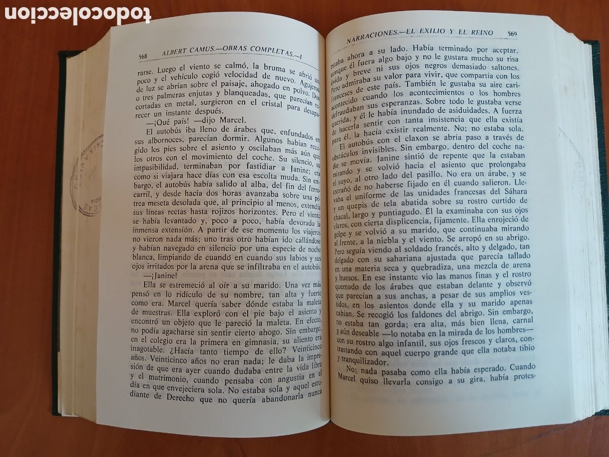 Libros de segunda mano: Obras Completas tomo l. A. Camus. - Foto 7