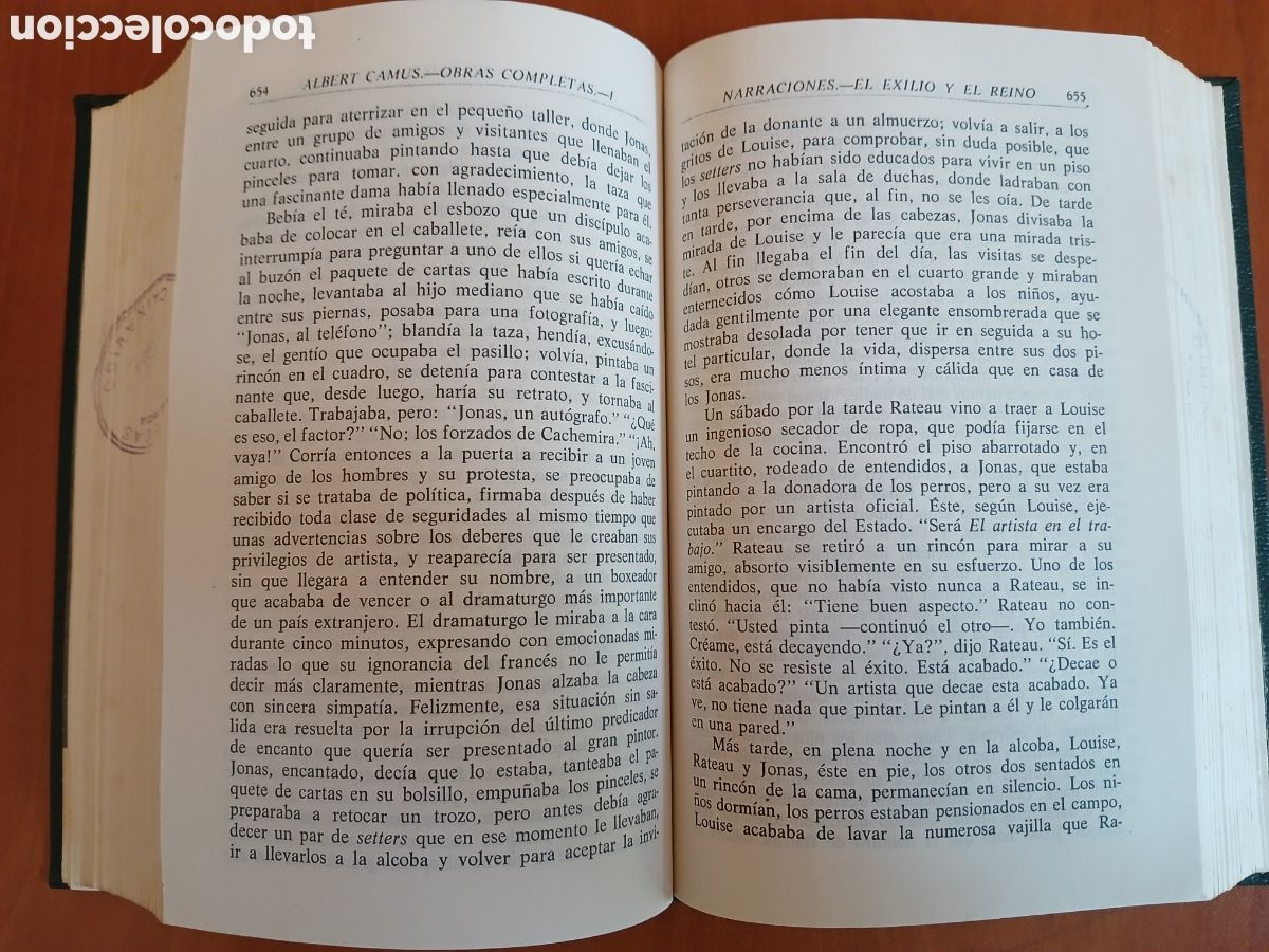 Libros de segunda mano: Obras Completas tomo l. A. Camus. - Foto 11