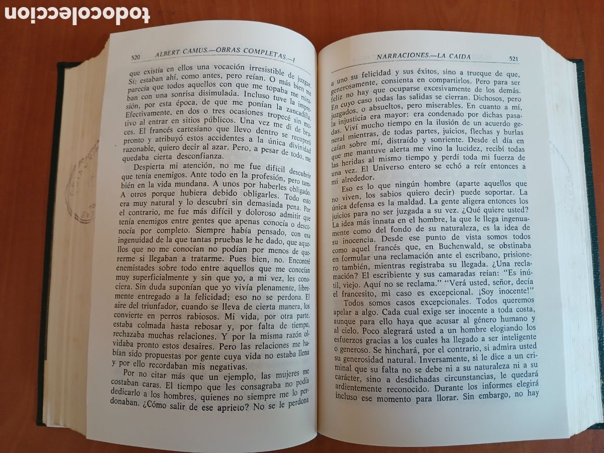 Libros de segunda mano: Obras Completas tomo l. A. Camus. - Foto 12