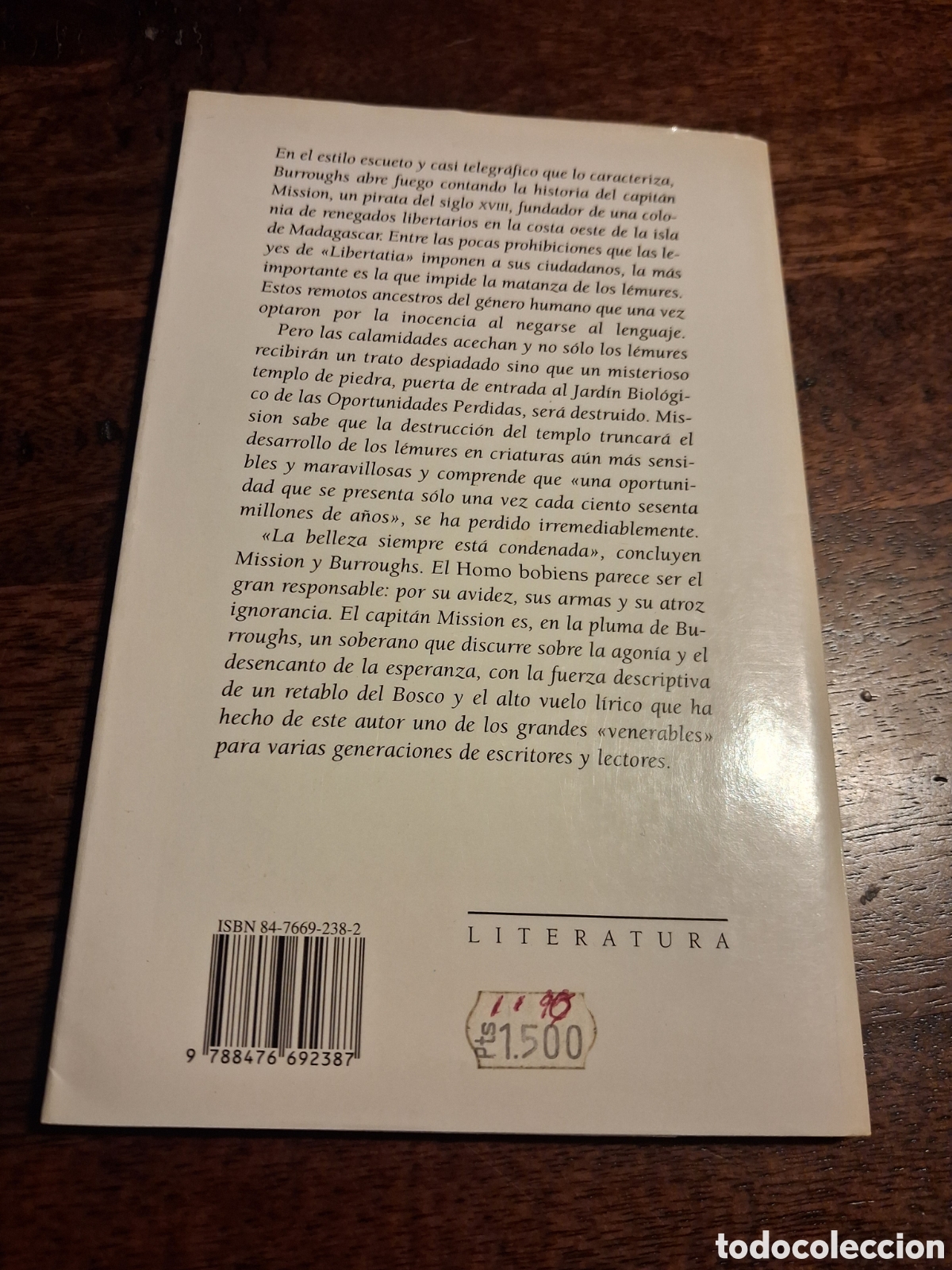 Libros de segunda mano: El fantasma accidental, William S. Burroughs - Foto 2