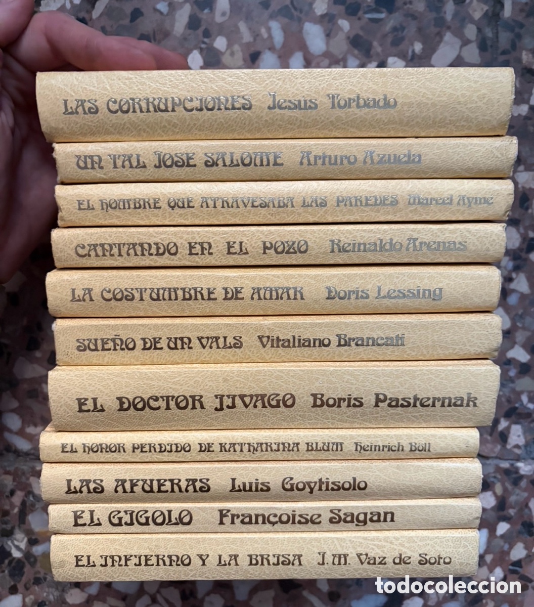 Libros de segunda mano: Lote de 11 libros cl&aacute;sicos: goytisolo sagan lessing pasternak ayme